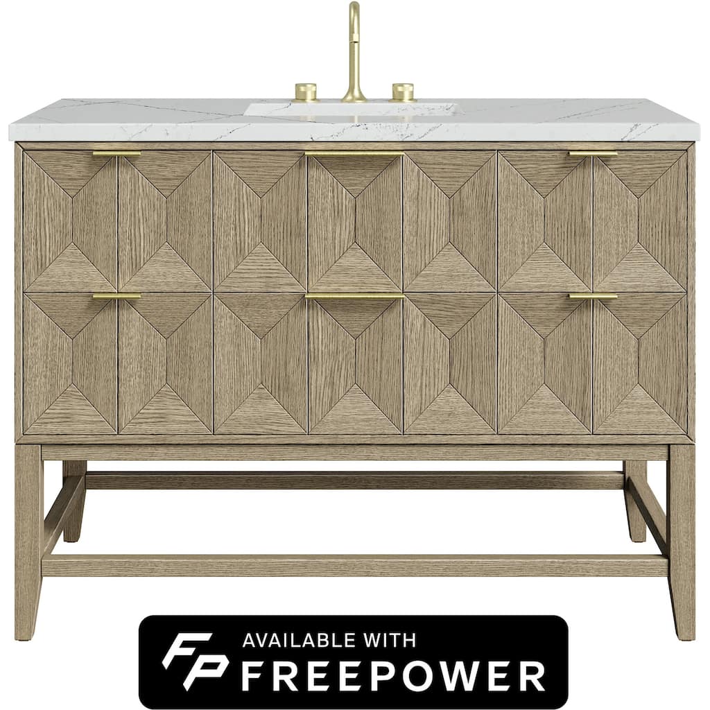 James Martin Vanities D100-V48-FENC Emmeline 48" Free Standing Single