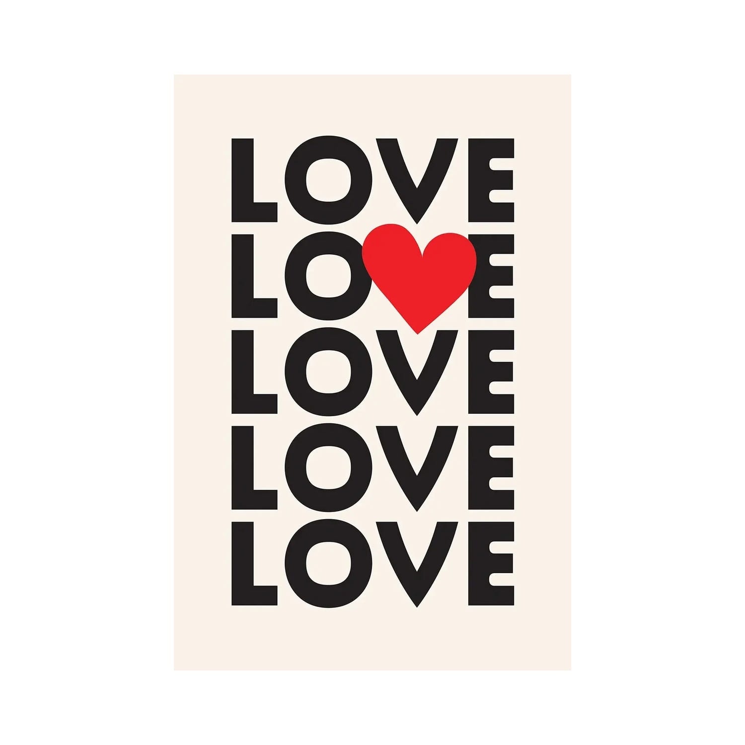 "Love Thenativestate" by Frankie Kerr-Dineen Canvas Print