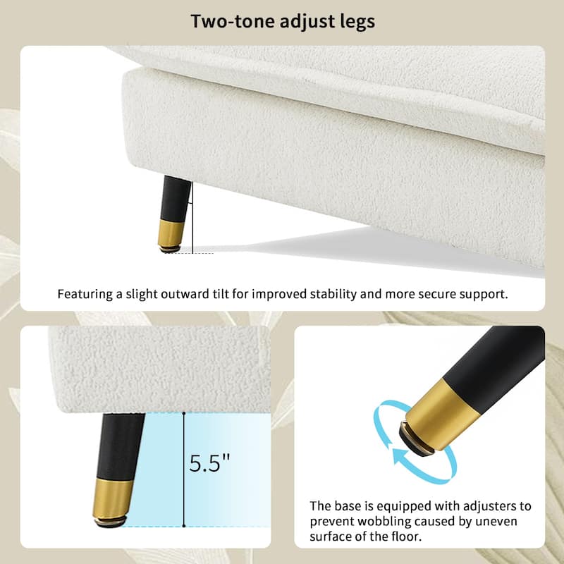 L shaped Convertible Sectional Sofa