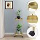 preview thumbnail 5 of 8, Wrought Iron Plant Stand Metal Potted Plant Stand Display Stand Indoor Outdoor