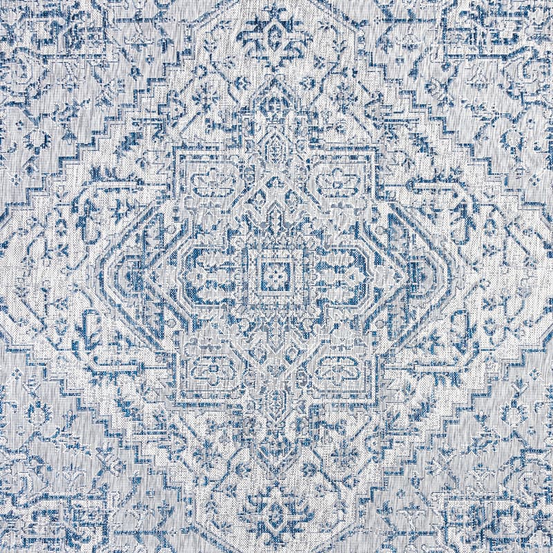 JONATHAN Y Charleston Medallion Indoor/Outdoor Area Rug