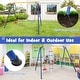 preview thumbnail 8 of 8, Gymax 4-in-1 Kids Swing Set Carbon Steel Swing Stand w/ Basketball