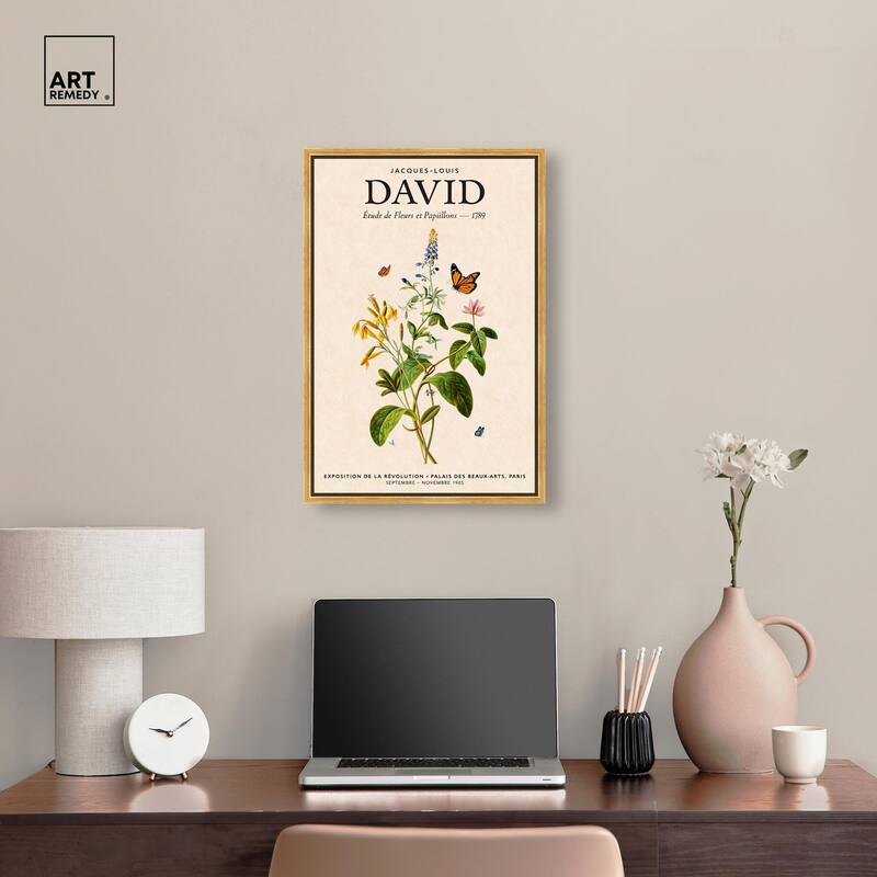 David's Delicate Flowers Canvas by Art Remedy