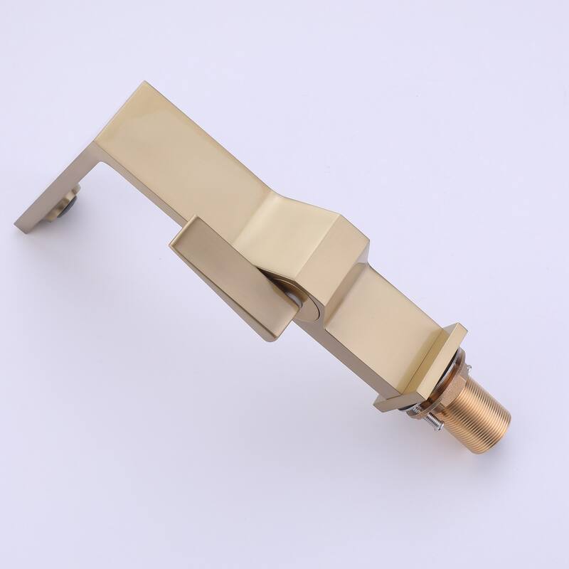 Single Hole Brushed Gold Bathroom Faucets