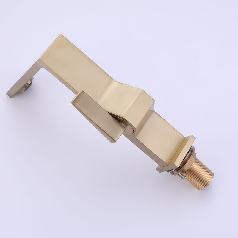 Single Hole Brushed Gold Bathroom Faucets