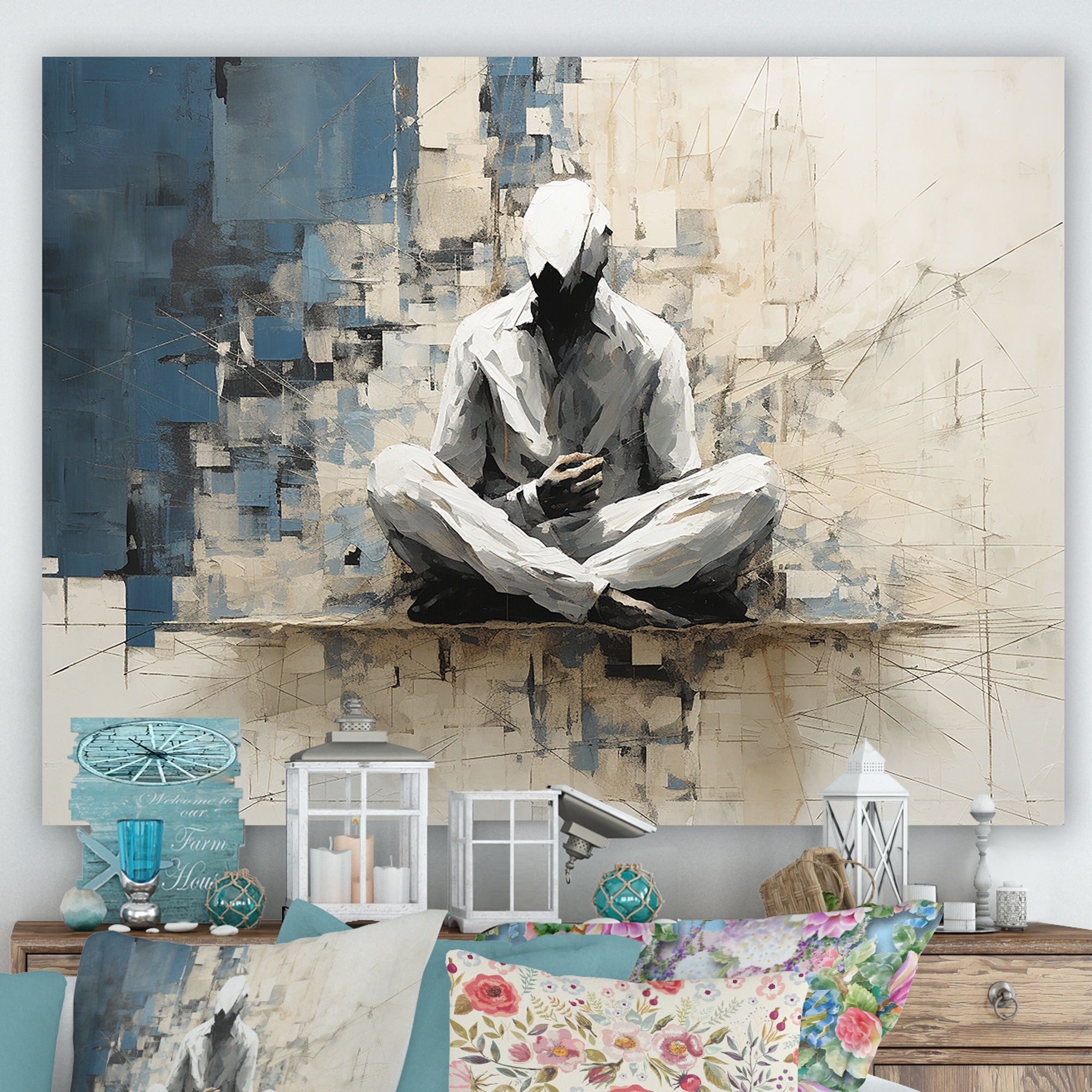 Yoga wall decor on sale