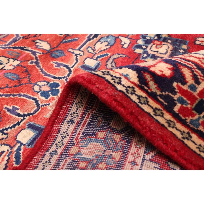 ECARPETGALLERY Hand-knotted Anadol Red Wool Rug - 3'7 x 11'10