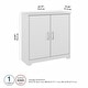 preview thumbnail 9 of 89, Cabot Small Entryway Cabinet with Doors by Bush Furniture