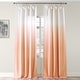 preview thumbnail 23 of 62, Exclusive Fabrics Ombre Faux Linen Light Filtering Curtains (1 Panel) - Lightweight Elegance, Natural Light Enhancement