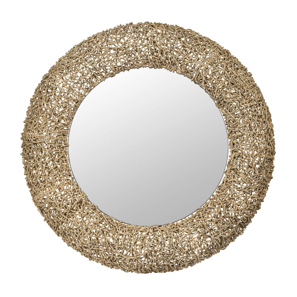Varaluz Tangled Wall Mirror - Natural Rope