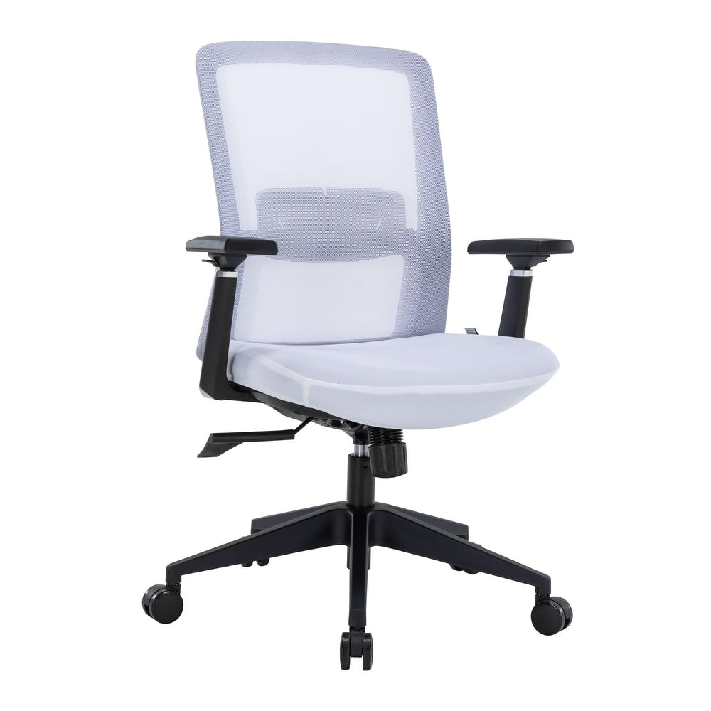 Ingram Contemporary Ergonomic Mesh Office Chair - Adjustable Height & Armrests, Mid-Back Swivel Desk Chair for Home Office