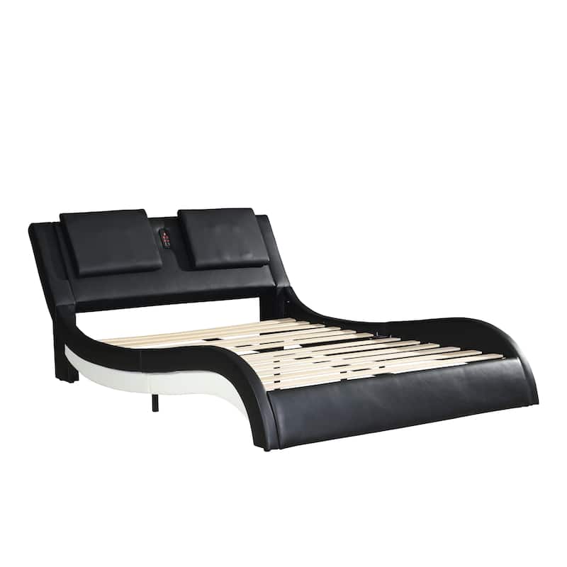 Luxurious Modular Smart Bed with Bluetooth Speaker System and Vibration Massage- Queen/king Size