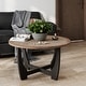 preview thumbnail 2 of 23, COZAYH Rustic Farmhouse End Table, French Country Accent Coffee Table for Family, Small Spaces