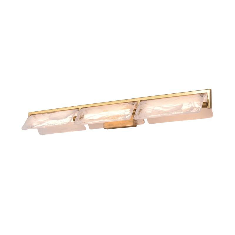 Varaluz Mingle Bathroom Vanity Light - Satin Brass