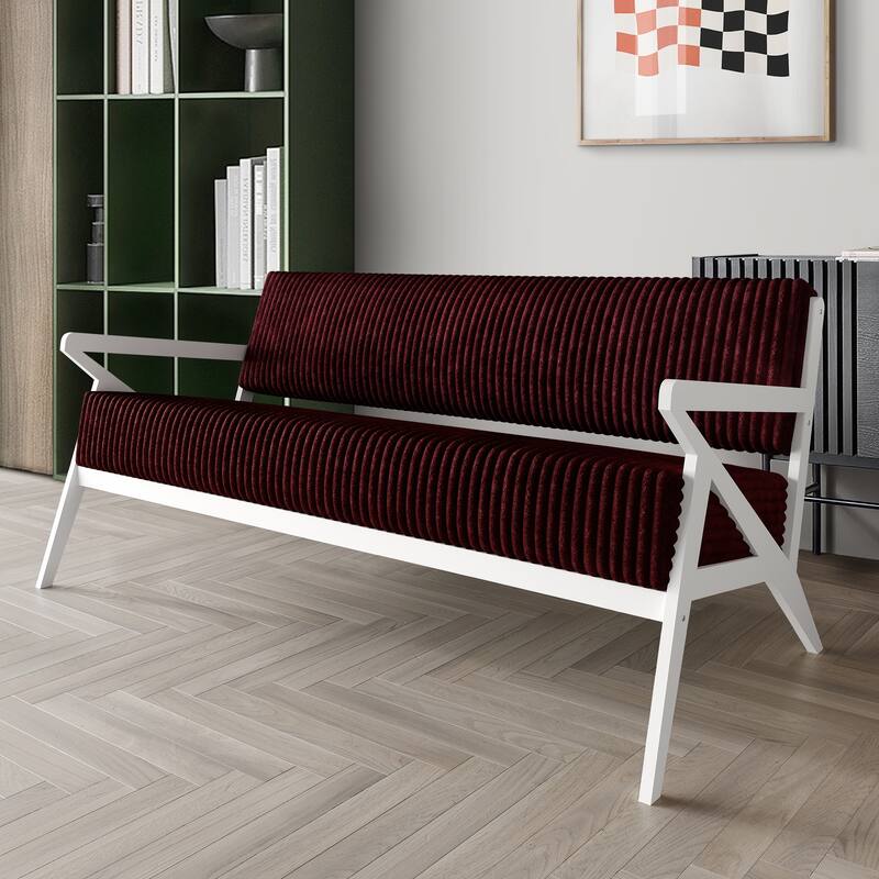 CraftPorch Chic Modern Velvet Upholstered Sofa