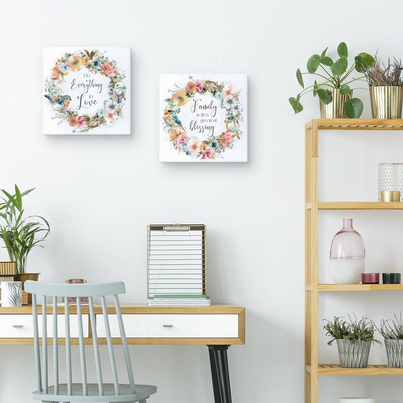 Everything in Love & Greatest Blessings by Carol Robinson Canvas Art Prints