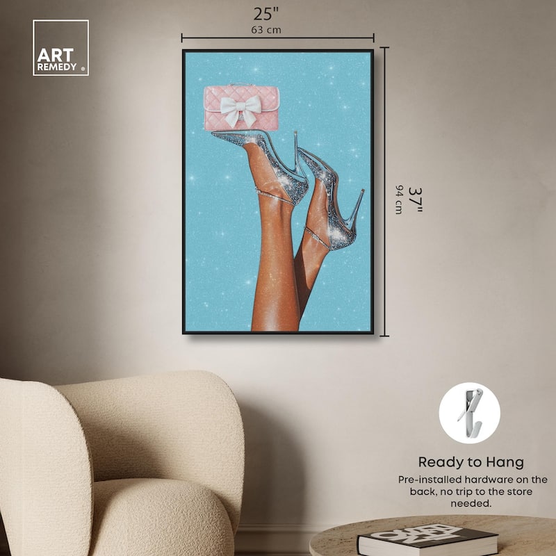 Clutch Purse on Display Canvas by Art Remedy