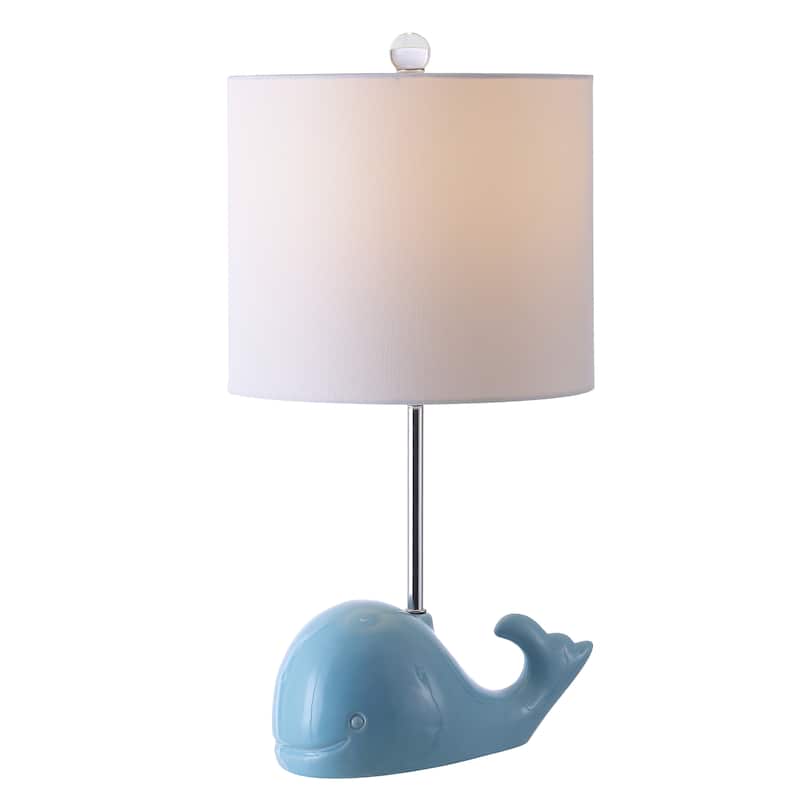SAFAVIEH Kids Lighting Marnita 19" Whale Lamp - 10Wx10Dx19H