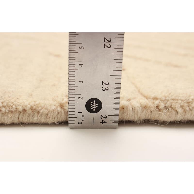 Kashkuli Gabbeh Beige Rug 5'3" x 7'3" - 5'3 x 7'3
