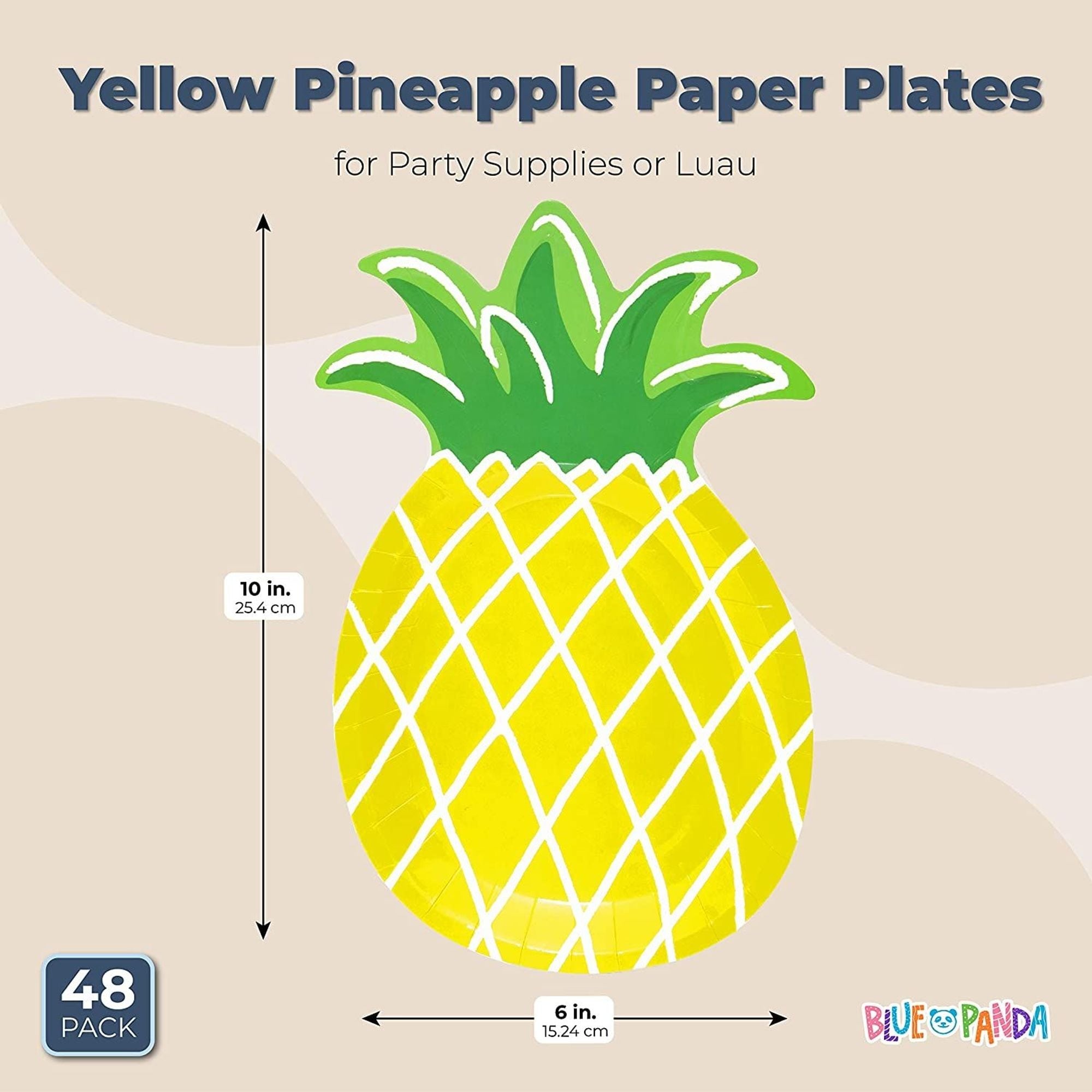 Pineapple paper plates 2025