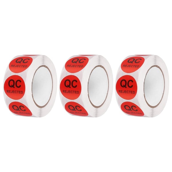 QC Rejected Labels, Round Inventory Quality Control Stickers for ...