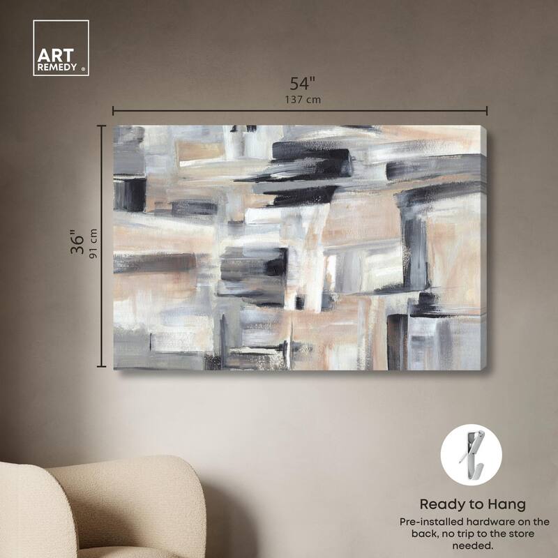 Neutral Nirvana Canvas by Art Remedy, Gallery Wrapped