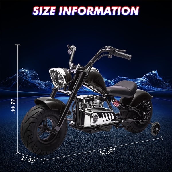 dimension image slide 2 of 4, Kids Electric Off-Road Dirt Bike,36V Motorcycle with Top Speed of 16.5 Mph