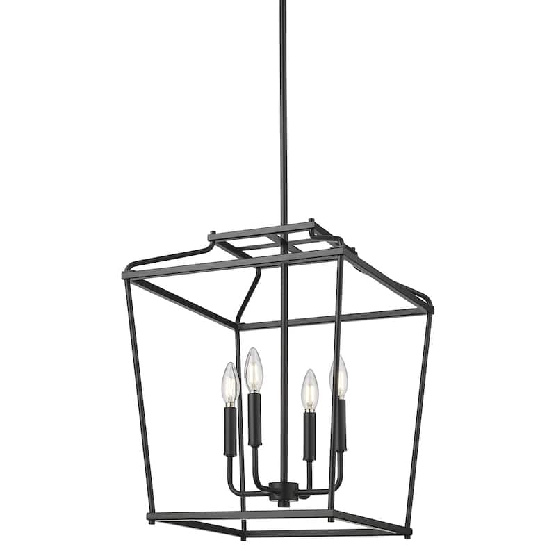 Millennium Lighting 19004 Nellita 4 Light 16" Wide Pendant - Matte Black