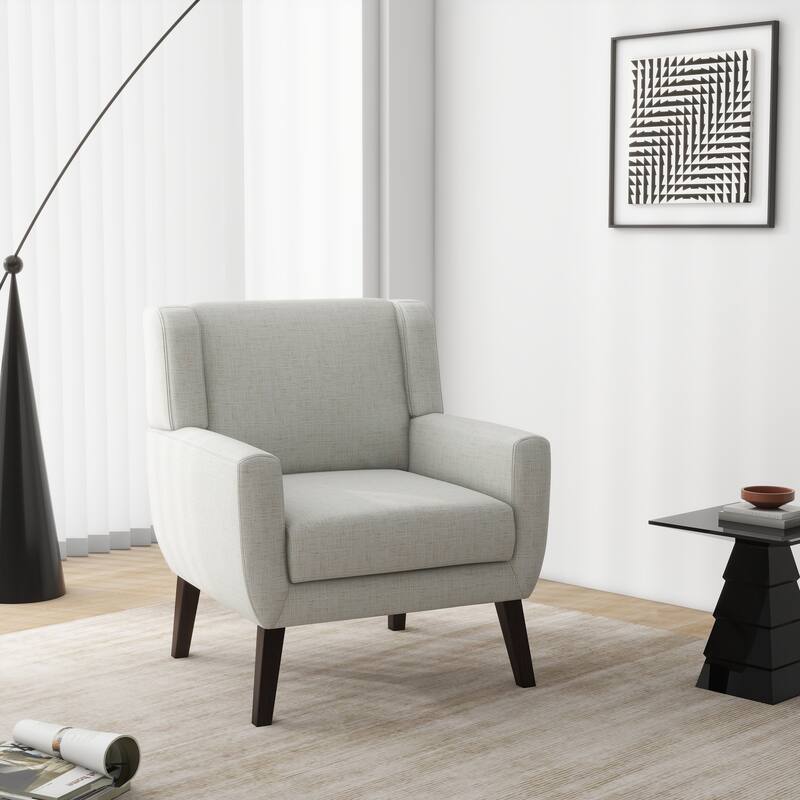 Upholstered Armchair with Wide Back Accent Chair