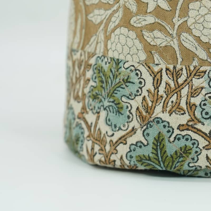 Fabdivine Handmade Floral Room Décor Nursery Storage Basket