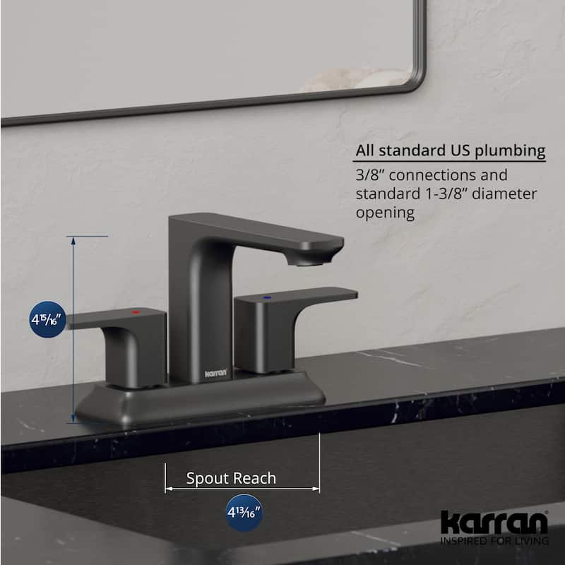 Karran USA KBF516 Venda 1.2 GPM Centerset Bathroom Faucet
