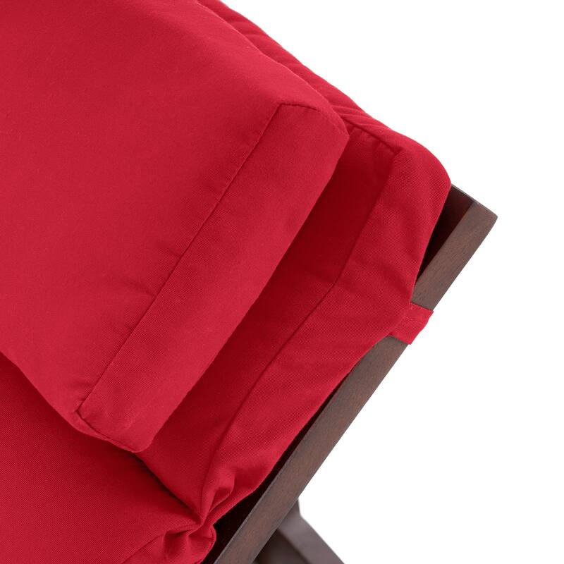 Vaughn 2 Piece Eucalyptus Outdoor Patio Chaise Lounges