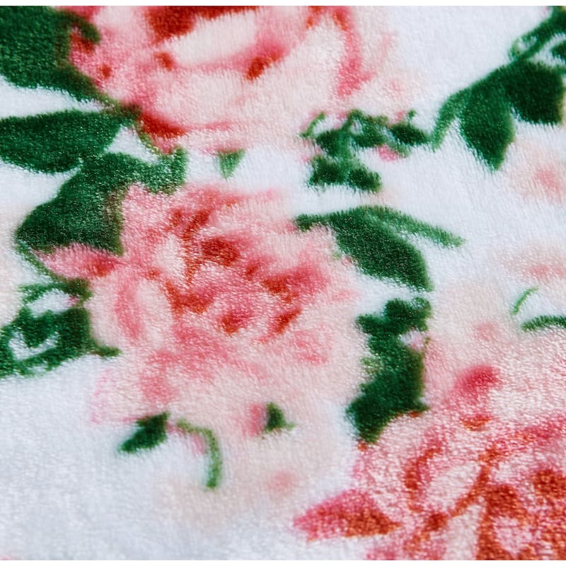 Betsey Johnson Printed Ultra Soft Plush Fleece Throw Blanket
