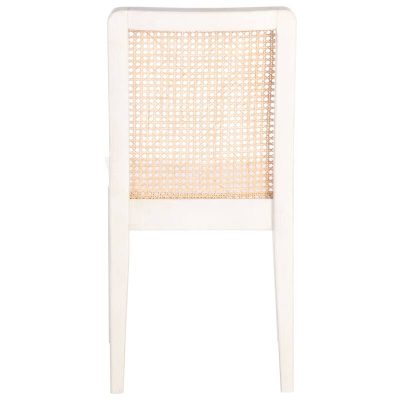 SAFAVIEH Lurline Coastal Rattan Dining Chair (Set of 2) - 18.9" W x 22.3" L x 33.9" H - 19Wx22Dx34H