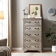 preview thumbnail 15 of 25, Farmhouse 5 Drawers Dresser, Wood Chest of Drawers, Dressers Organizer