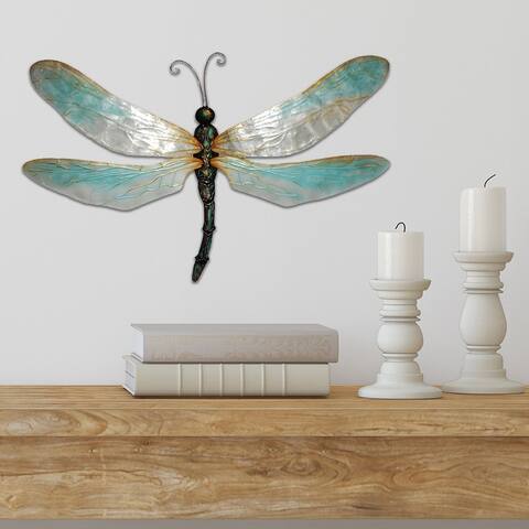 Eangee Home Design Dragonfly Wall Decor Large Pearl