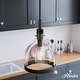 preview thumbnail 1 of 9, Hunter 10" Van Nuys 1 Light Pendant - Kitchen Island, Dining Room - Industrial, Contemporary, Transitional Matte Black