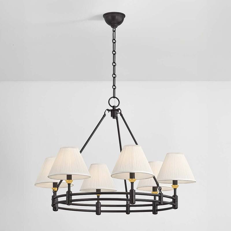 Hudson Valley Lighting MDS1800 Howard 6 Light 33" Wide Chandelier with