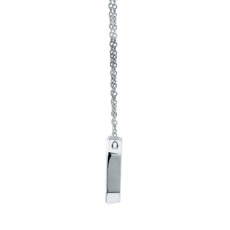 Auriya 14k Gold 1 1/2ctw Emerald-cut Diamond Station Necklace (G-H, VS1-VS2)