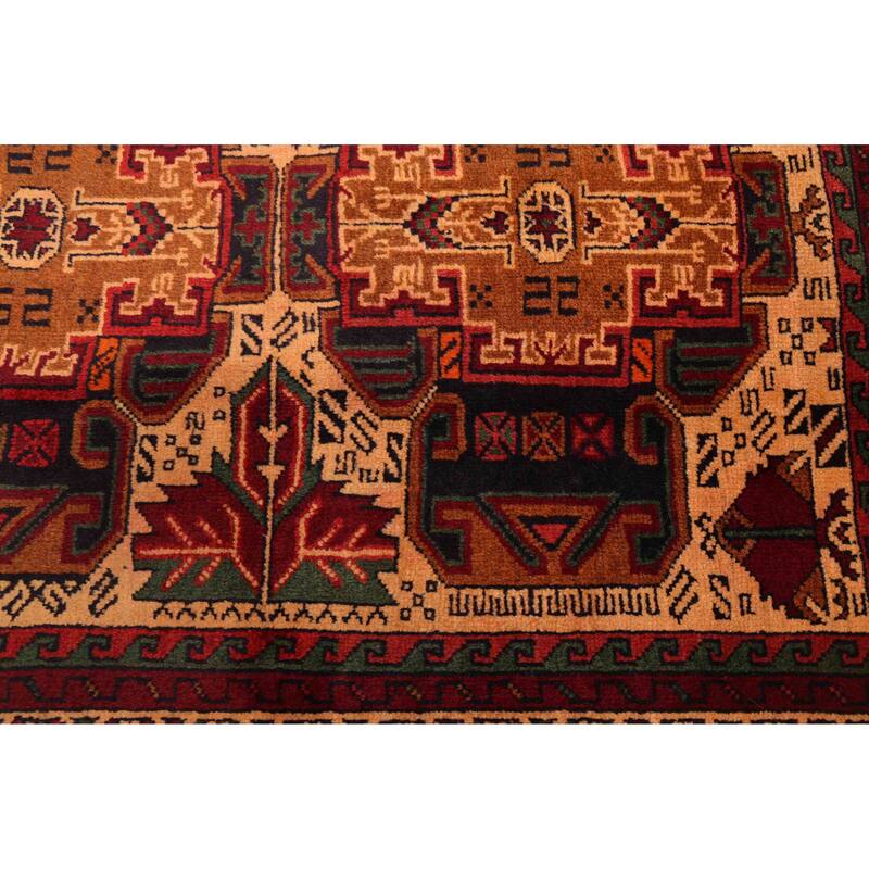 ECARPETGALLERY Hand-knotted Teimani Beige Wool Rug - 3'10 x 6'3