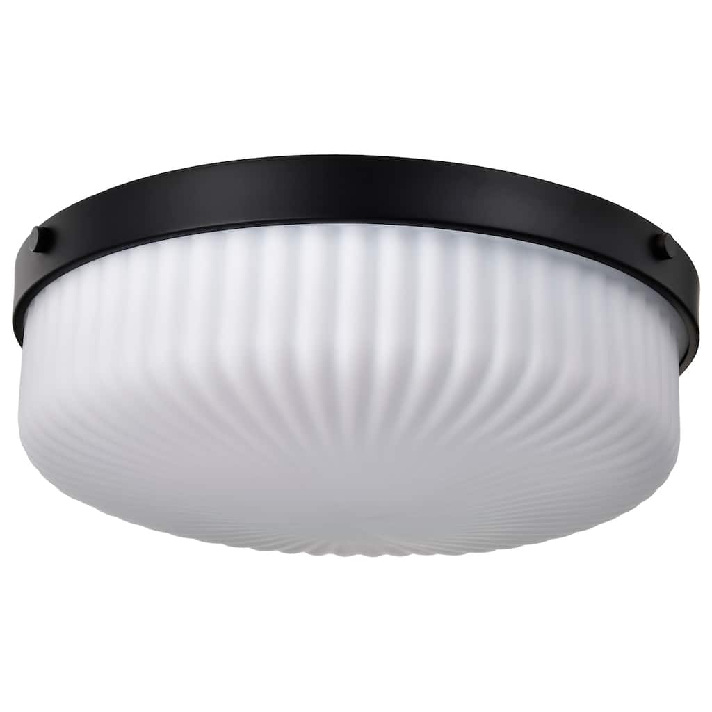 Nuvo Lighting 60/8648 Solara 3 Light 17" Wide Flush Mount Drum Ceiling
