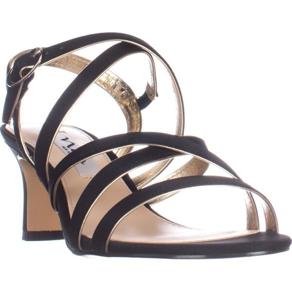 nina genaya strappy evening sandals