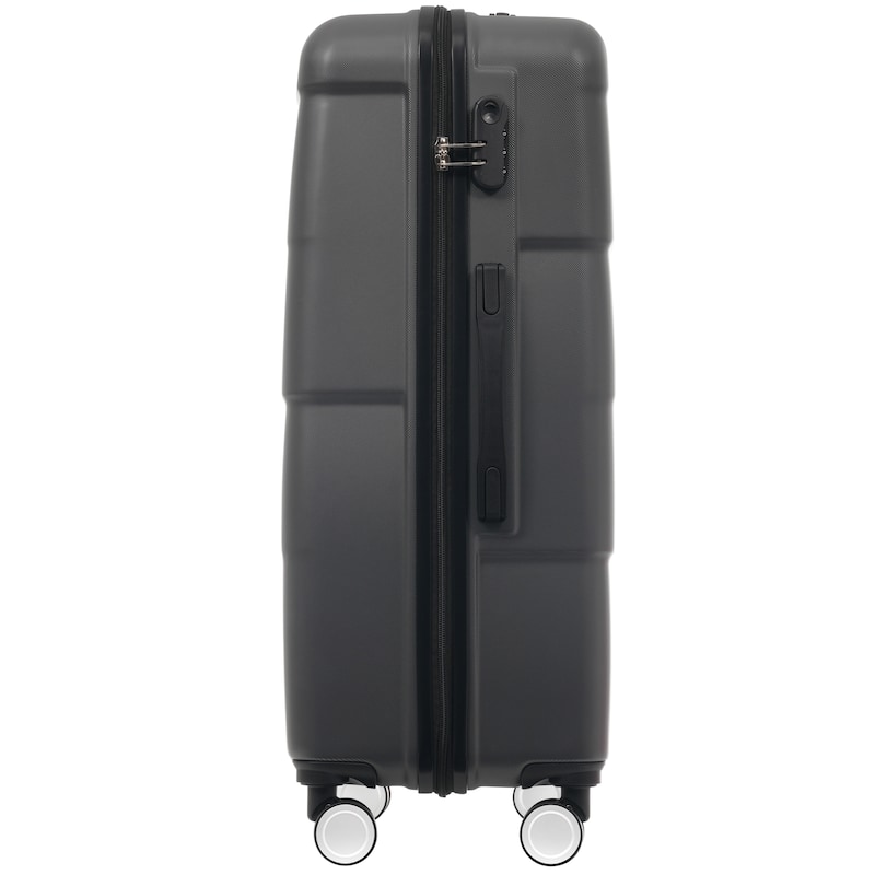 Hardshell Luggage Sets 3 Piece Double Spinner Wheels Suitcase with Handle Password Lock, Lightweight 20"+24"+28" Luggages