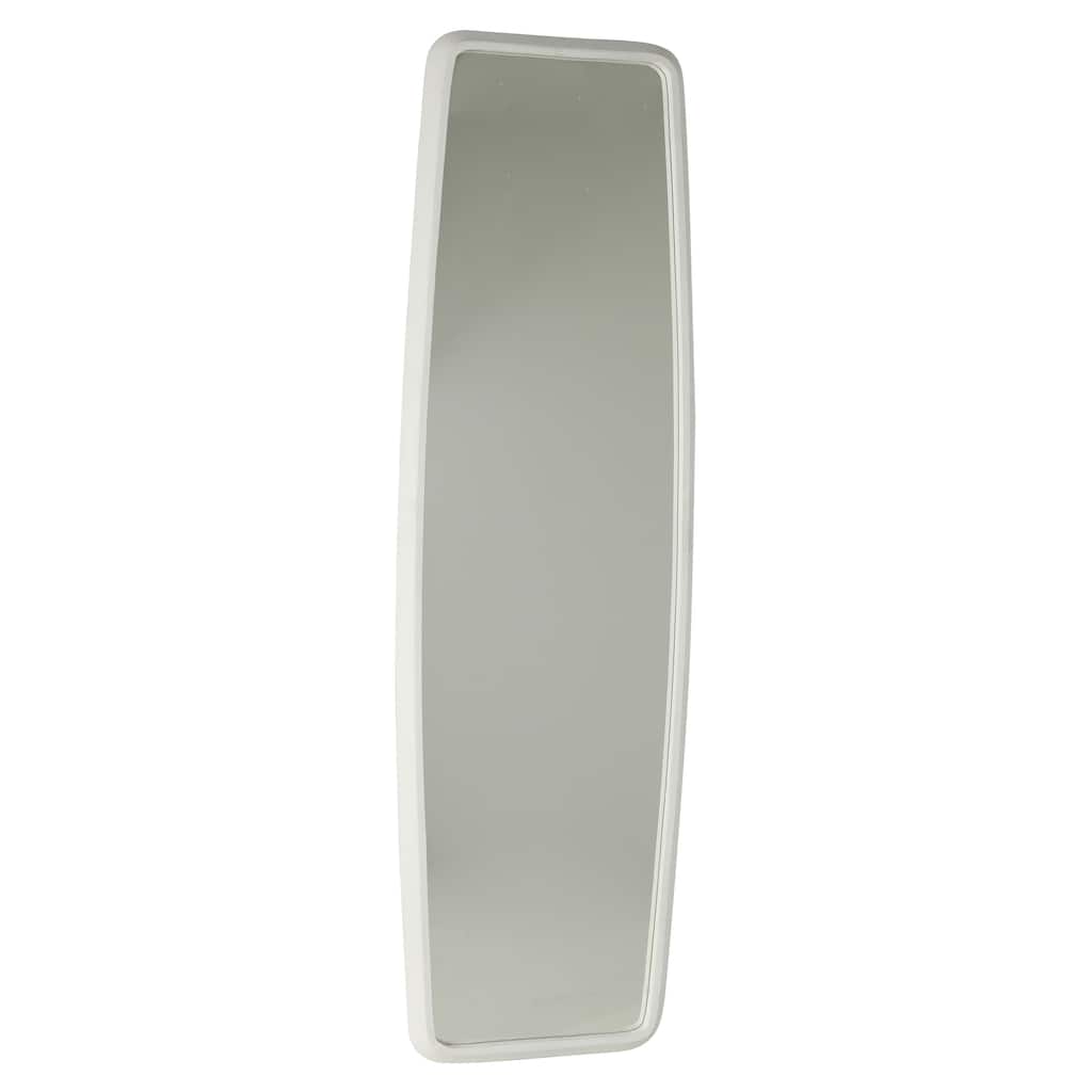 Judith Wooden Floor Mirror, White