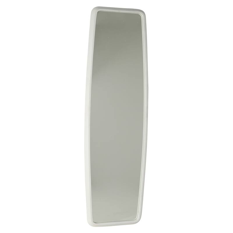 Judith Wooden Floor Mirror, White