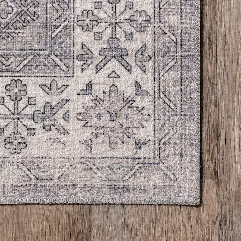 Nuloom Astra SplashGuard Traditional Machine Washable Area Rug