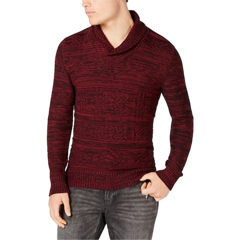 American Rag Mens Jacquard Shawl Collar Pullover Sweater