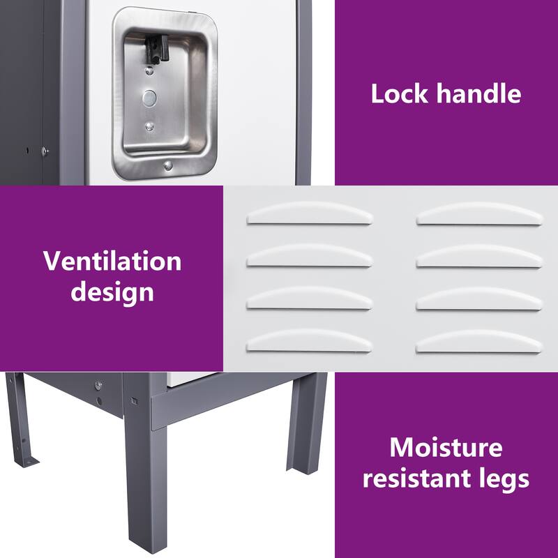 Metal Locker 1 Doors - N/A
