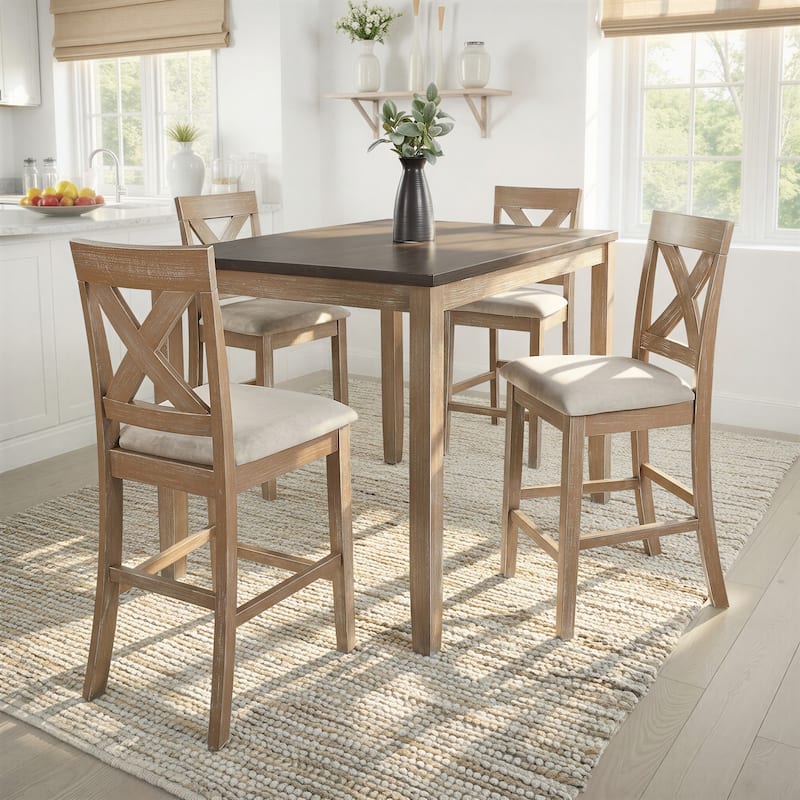 The Gray Barn Finlay 5-Piece Counter Height Dining Set