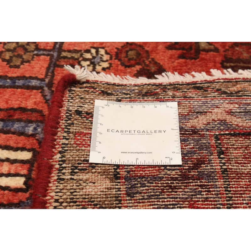 ECARPETGALLERY Hand-knotted Andelz Red Wool Rug - 3'1 x 9'1